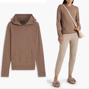 NWT Monrow Kangaroo Supersoft hoodie pullover. Color Pebble. Size XS women’s